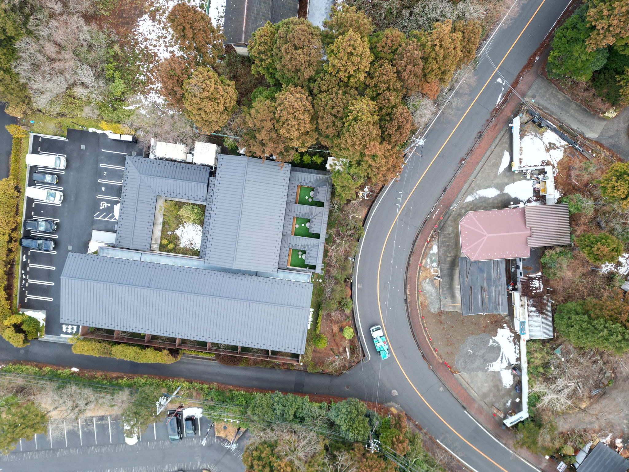 道路與建物空拍