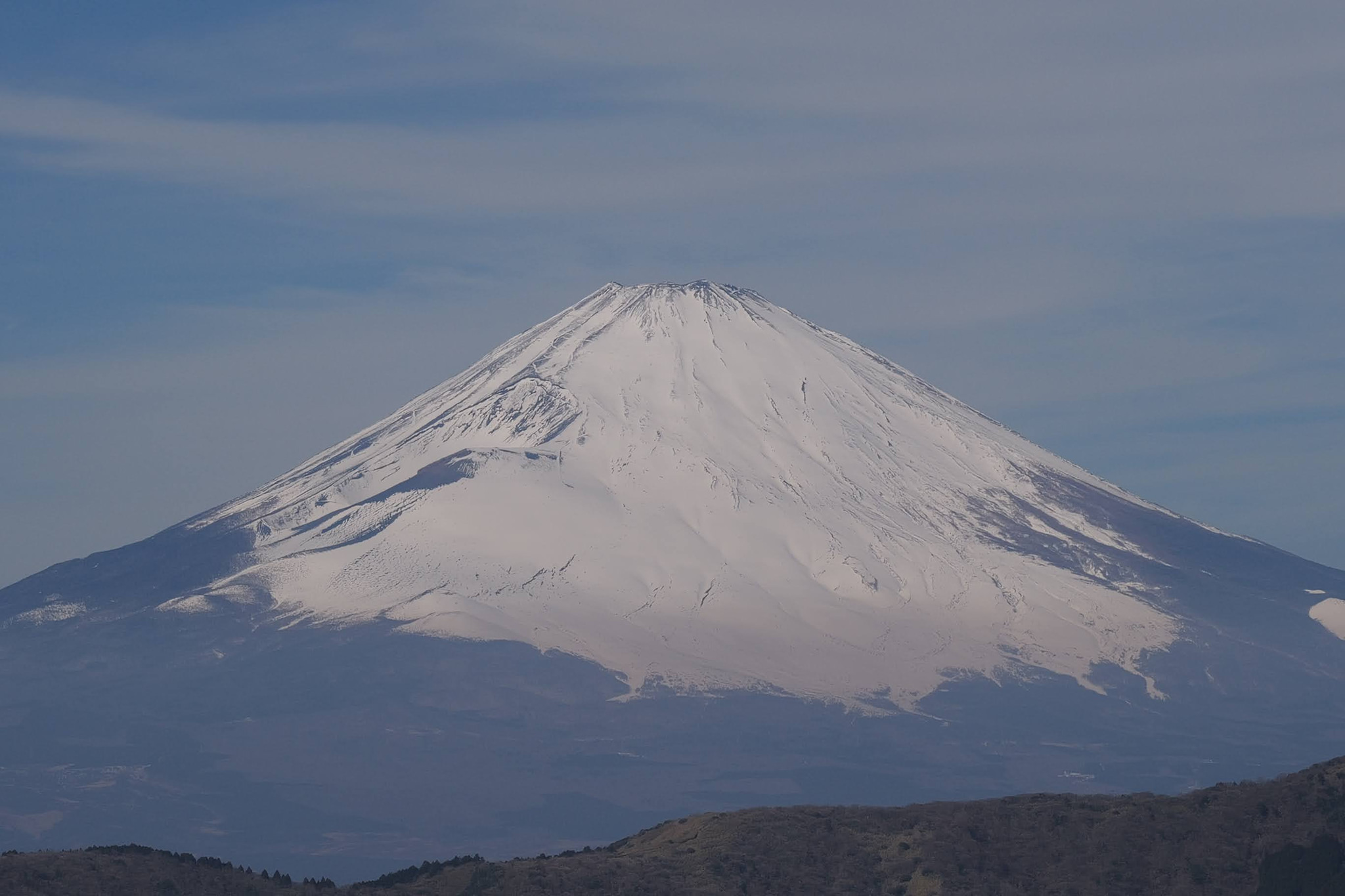 大湧谷看見富士山近景