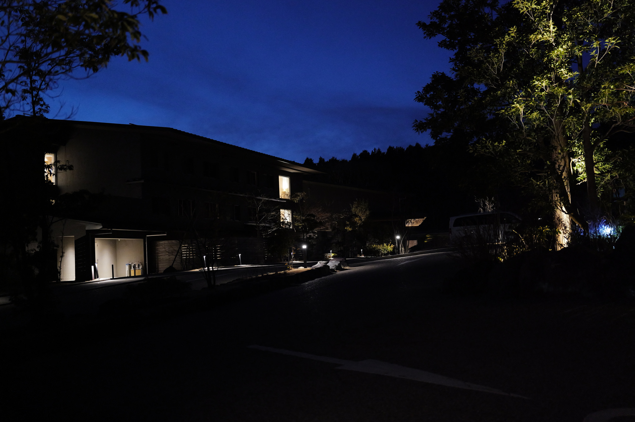 小木屋附近的 VILLA HAKONE STAGE 夜景