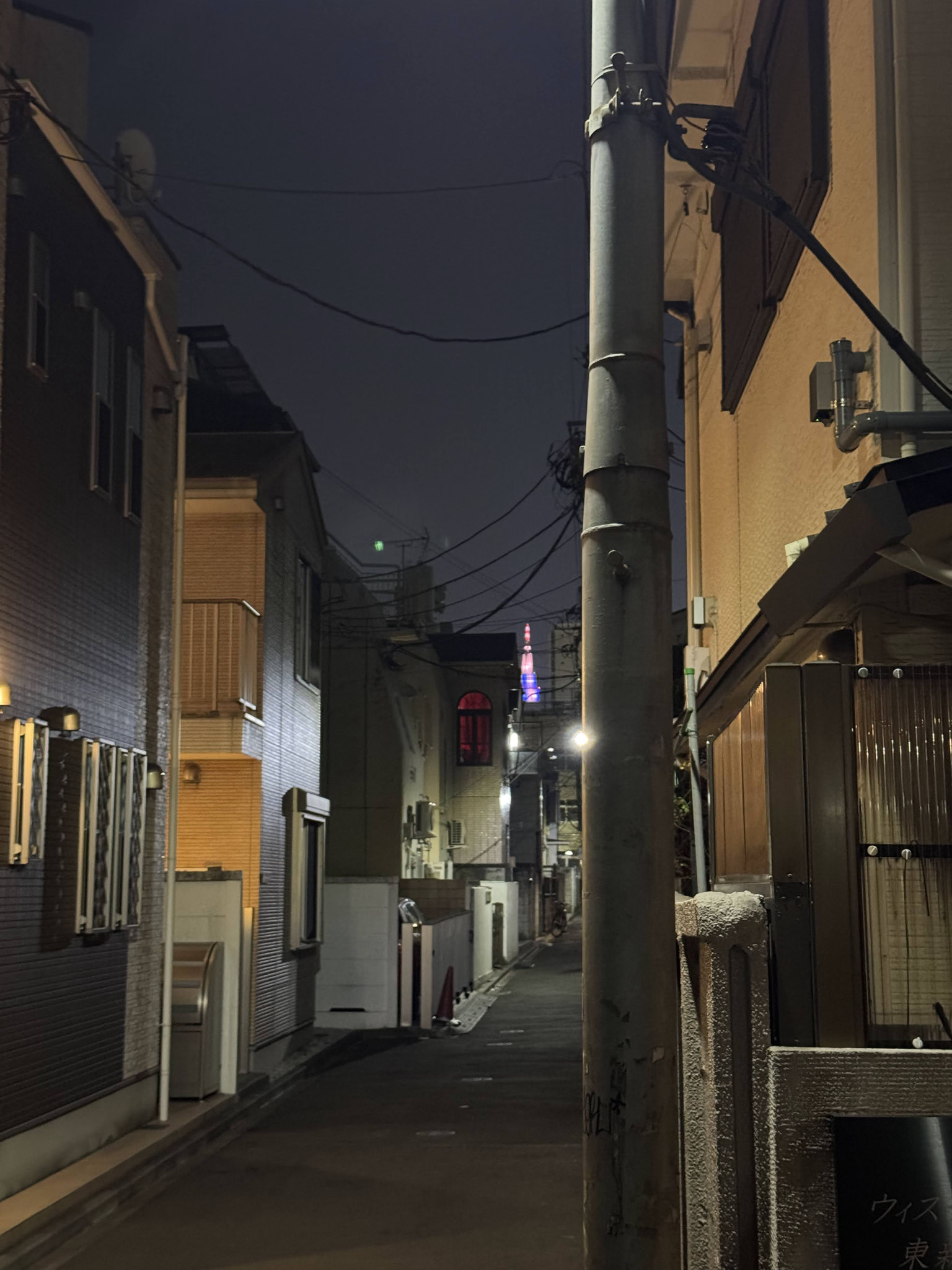 大久保住宅街夜景