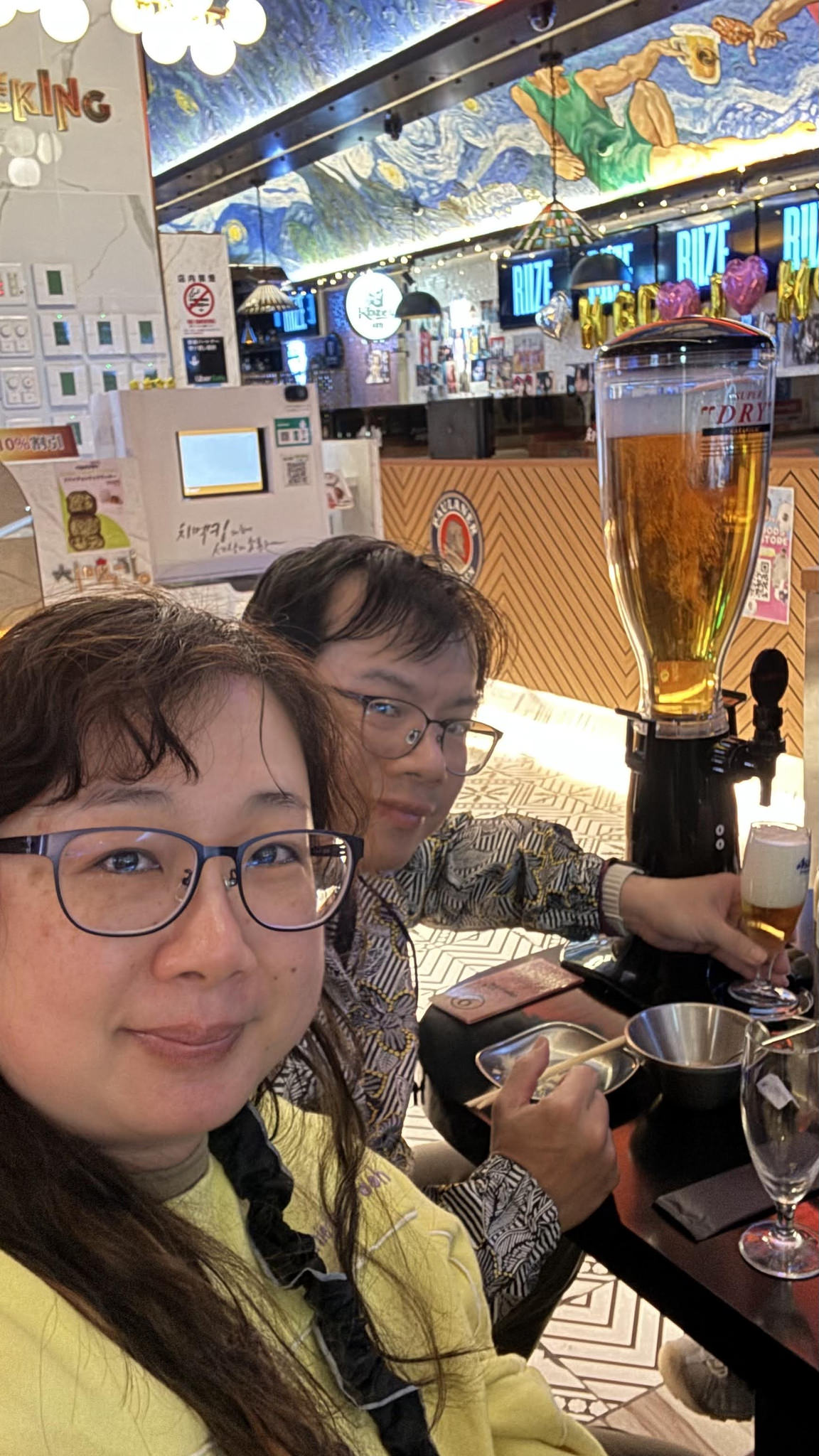 大久保晚餐合照