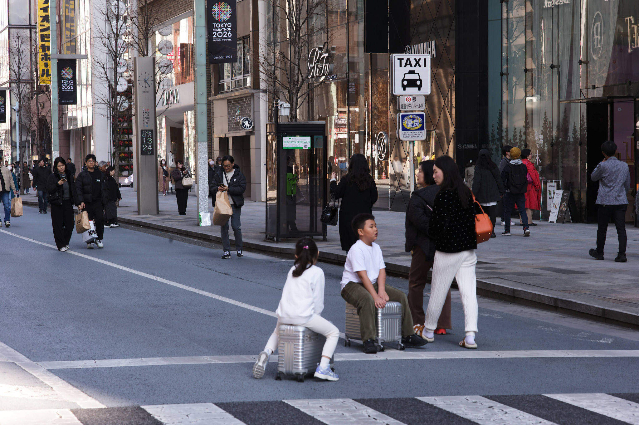 銀座步行者天國街景