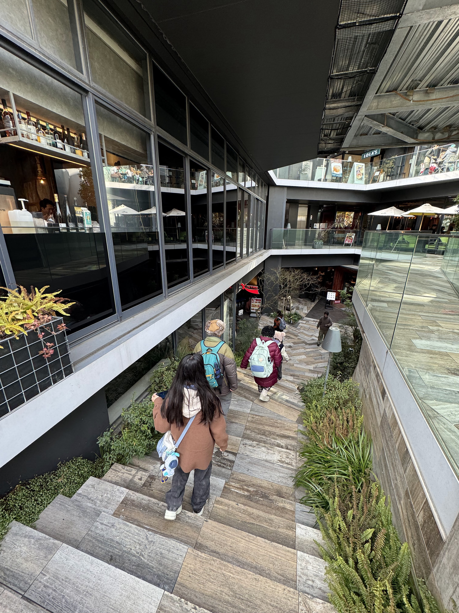 明治神宮周邊餐廳樓梯動線