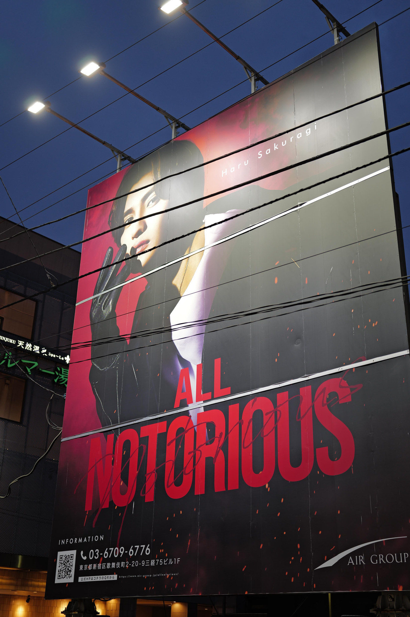 新宿 NOTORIOUS 招牌