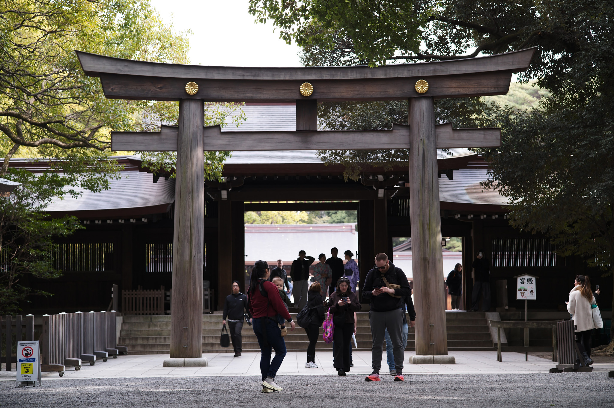 明治神宮鳥居與入口