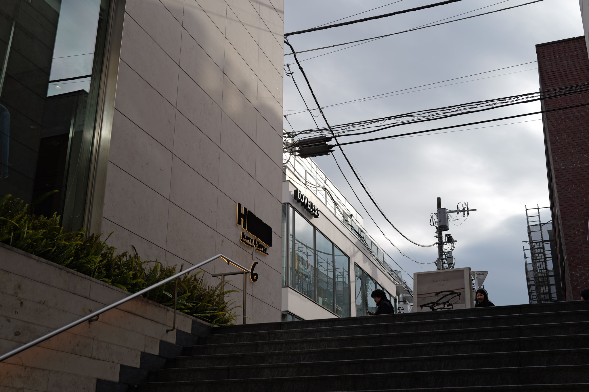 青山巷弄階梯與建築